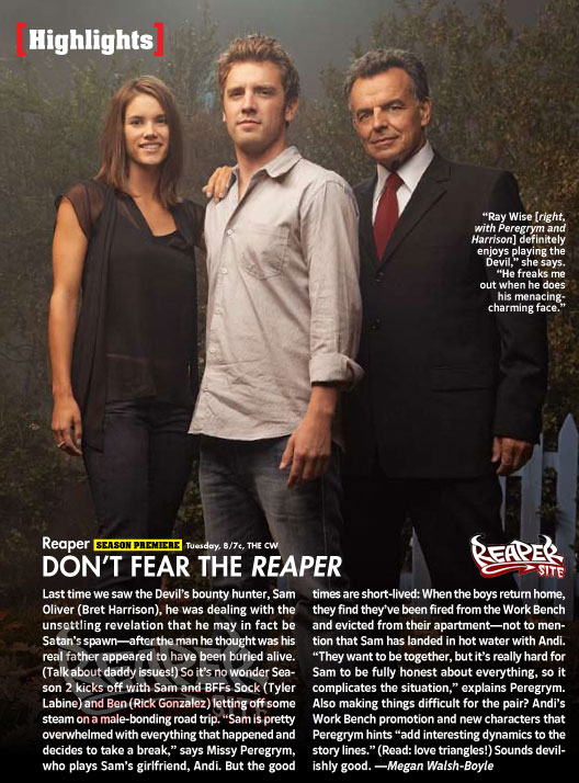 reaper in tv guide